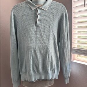 Autograph Supima Cotton Knitwear in Soft Blue